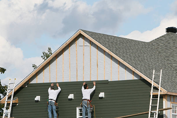 Professional Siding Replacement technician working in Parker Ford, PA